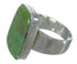 Sterling Silver Southwest Turquoise Inlay Jewelry Ring Size 5-3/4 WX63154